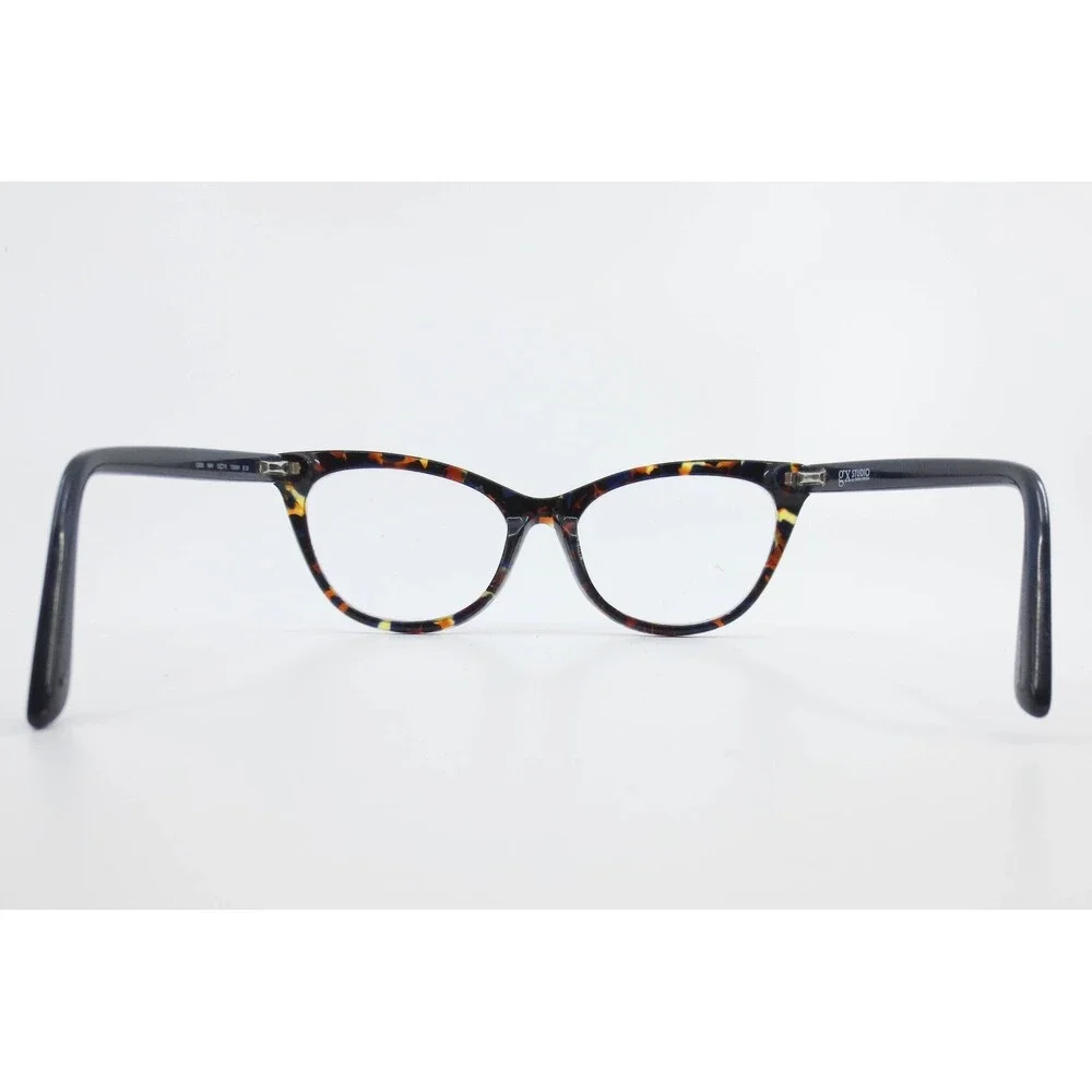 GX Studio Gwen Stefani Cat Eye Eyeglass Frames Navy Tortoise 52-16-135 NAV